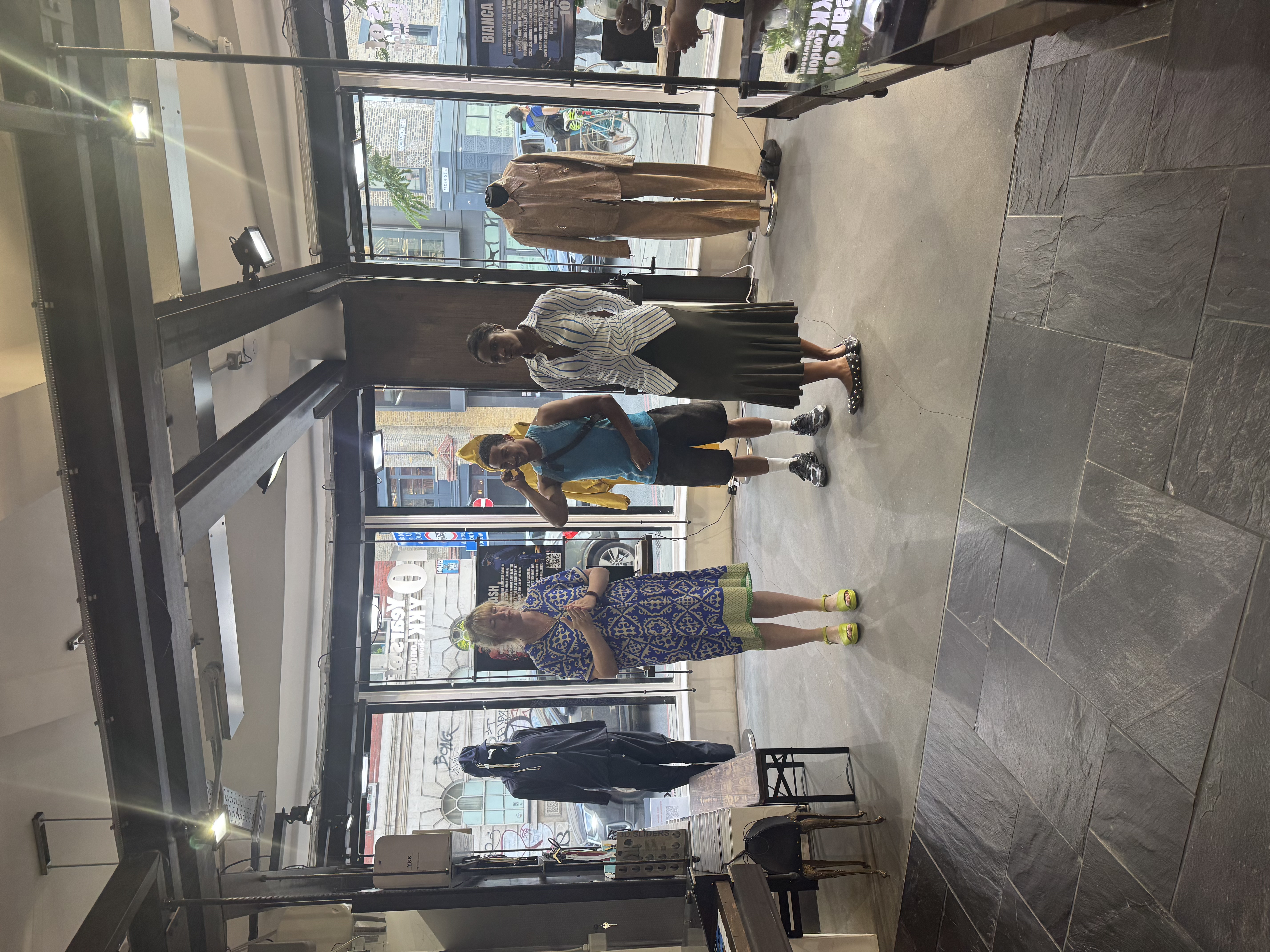 Bianca Saunders & Saul Nash Window Display